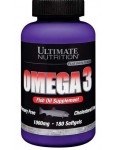 Omega 3 Ultimate Nutrition (180 капс)