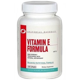 Vitamin E Formula Universal Nutrition (100 софт гель капс)